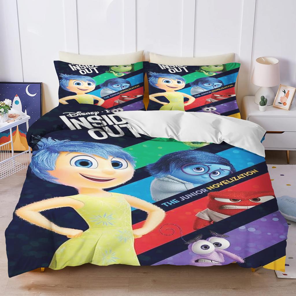 Inside Out Duvet Cover Set Comforter Bedding 3d Children'S Bedding Set 3-Piece 1 Quilt Cover King Size