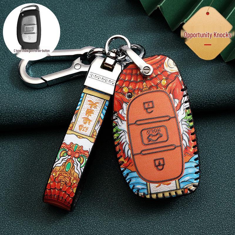 Hyundai Car Key Cover for 20 Models: Ix35, Festa, Ix25, Verna, Santa Fe, Encino, Guochao