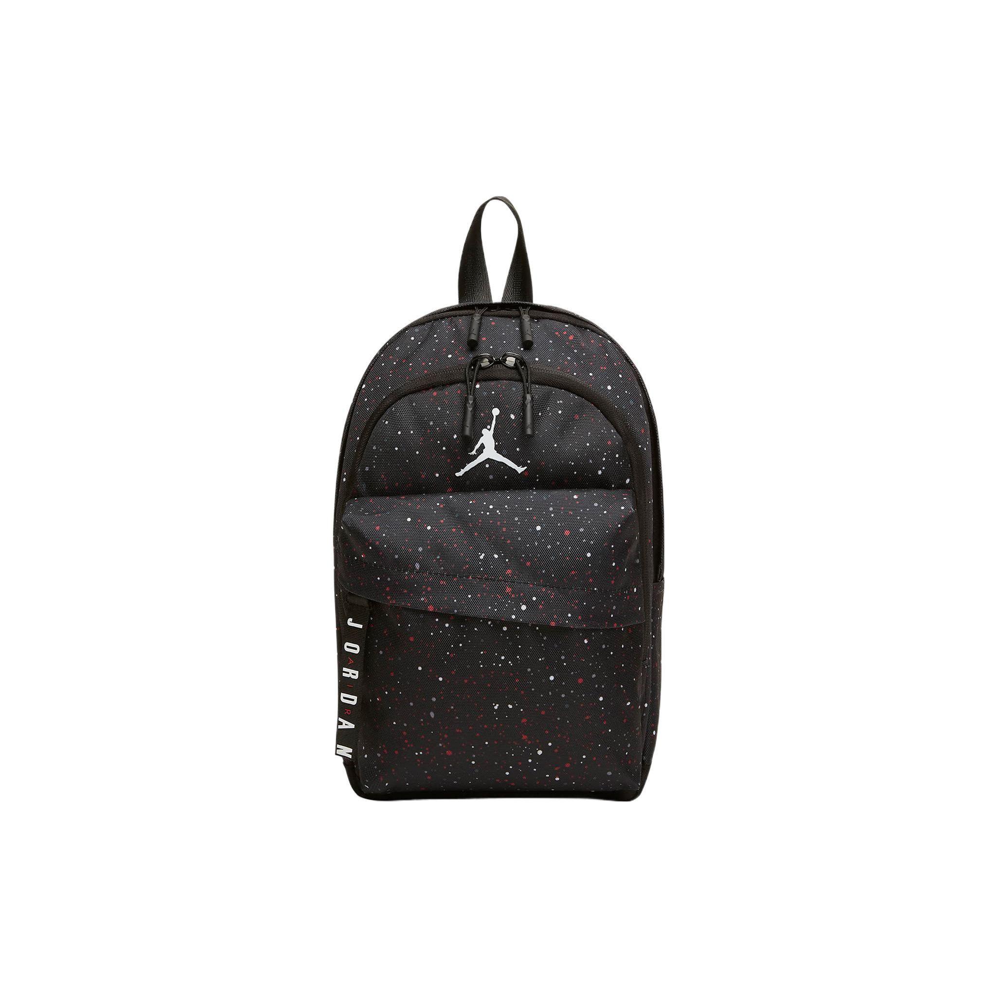 Jordan Fashion Zipper Backpack Unisex Backpacks Black HA6232-011 Black