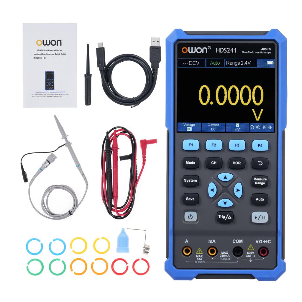 2 In 1 Oscilloscope Multimeter Multifunctional Digital Oscilloscope 1CH 250MSa S Sampling Rate 40MHz Bandwidth for