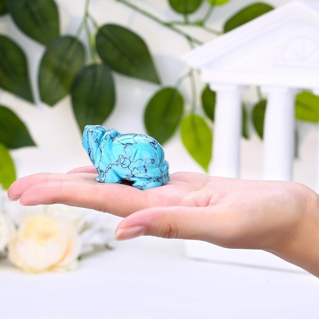Crystal Turtles Figurines Stone Animal Sculpture Hand Carved Reiki Healings Crystal Turtles Statue Ornament Home Decors