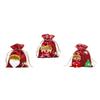 Christmas Drawstring Gift Bag Reusable for Parties Christmas Eve Goody
