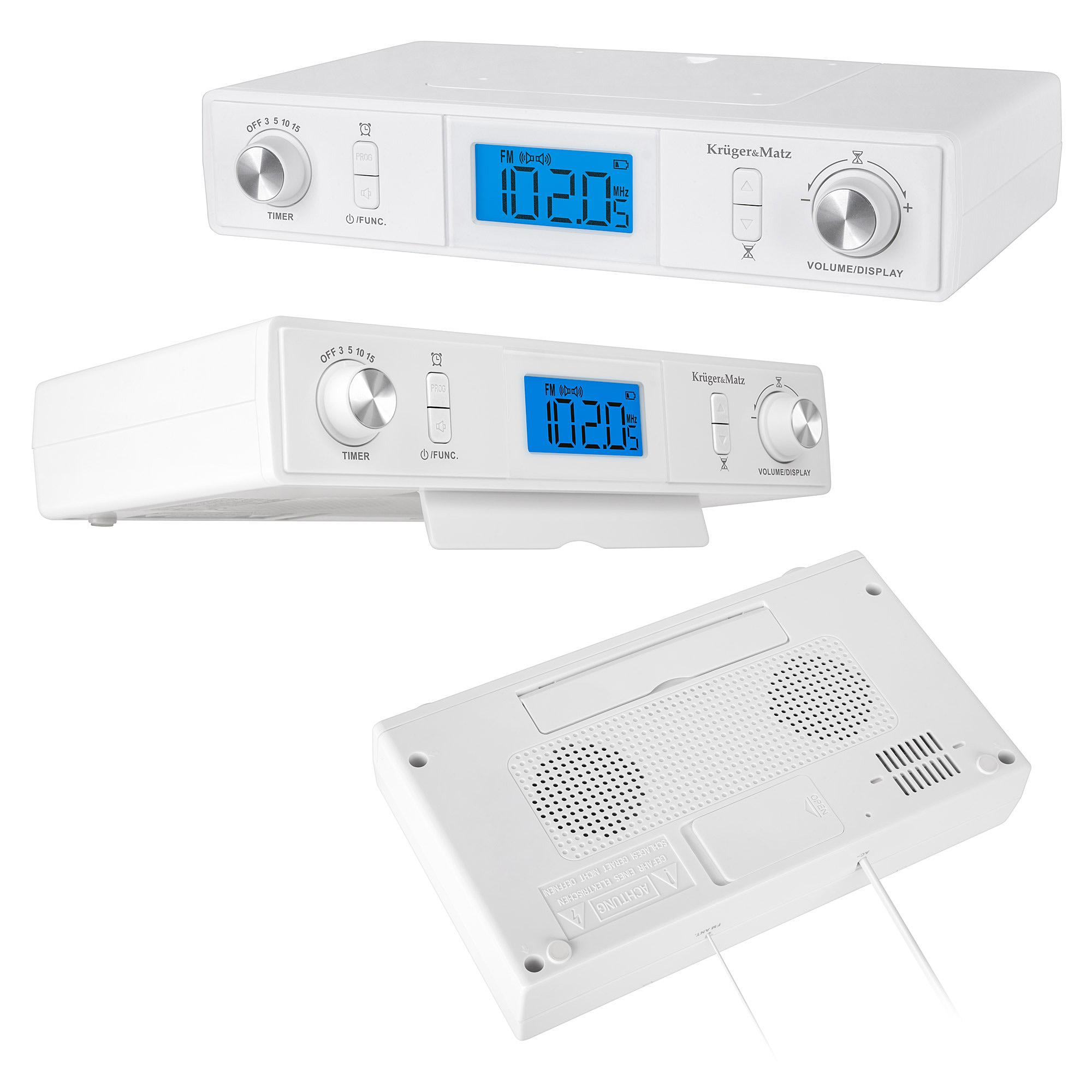 Kruger&Matz BT kitchen radio, wall-mounted