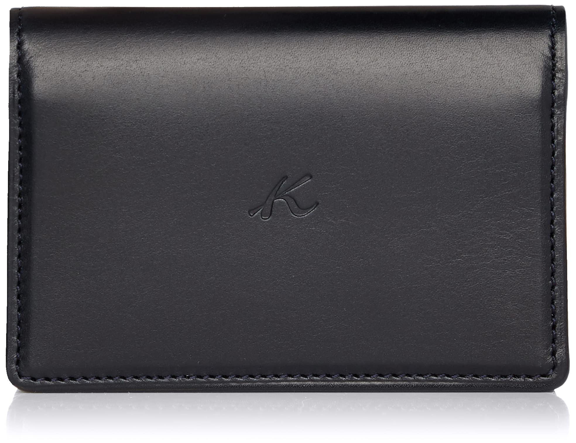 

Calf Business Card Holder RH0583 Dark Blue 10101 [Kitamura] Men s [Navy]