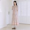 Thursday Island Women Flower Border Mix Frill Dress T264mop245w
