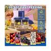 Electric Peeling Machine for Grape, Rechargeable Small Fruit and Vegetable Automatic Peeler, Quick Peeling Machine for Home, Camping and Businesses