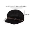 Knitted Women's Beret Breathable Octagonal Hat New Female Baseball Cap  Sun Protection