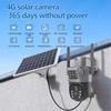 V380 Dual Lens Solar-Powered 4G Wireless Night Vision Security Camera with Low Power Consumption