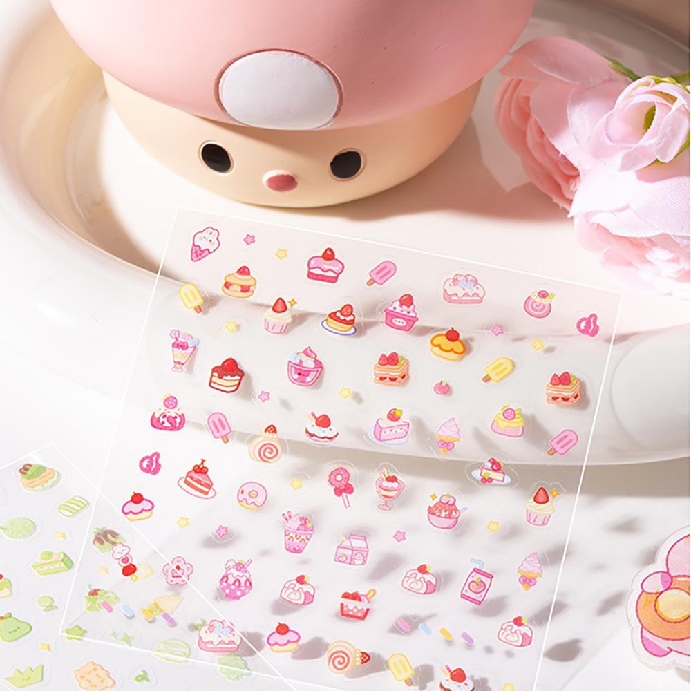 24 hand account stickers, mini nail stickers, cartoon stickers, decorative small patterns, high aesthetic value, cute