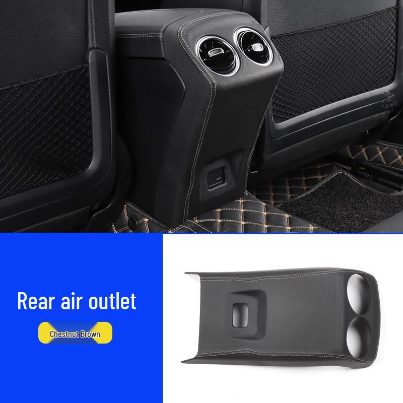 Mercedes-Benz GLA Mittelkonsolen Dekoraufkleber: Passend für GLB220, A-Klasse, CLA, EQA, EQB - Schutzfolie für den Fahrzeuginnenraum.