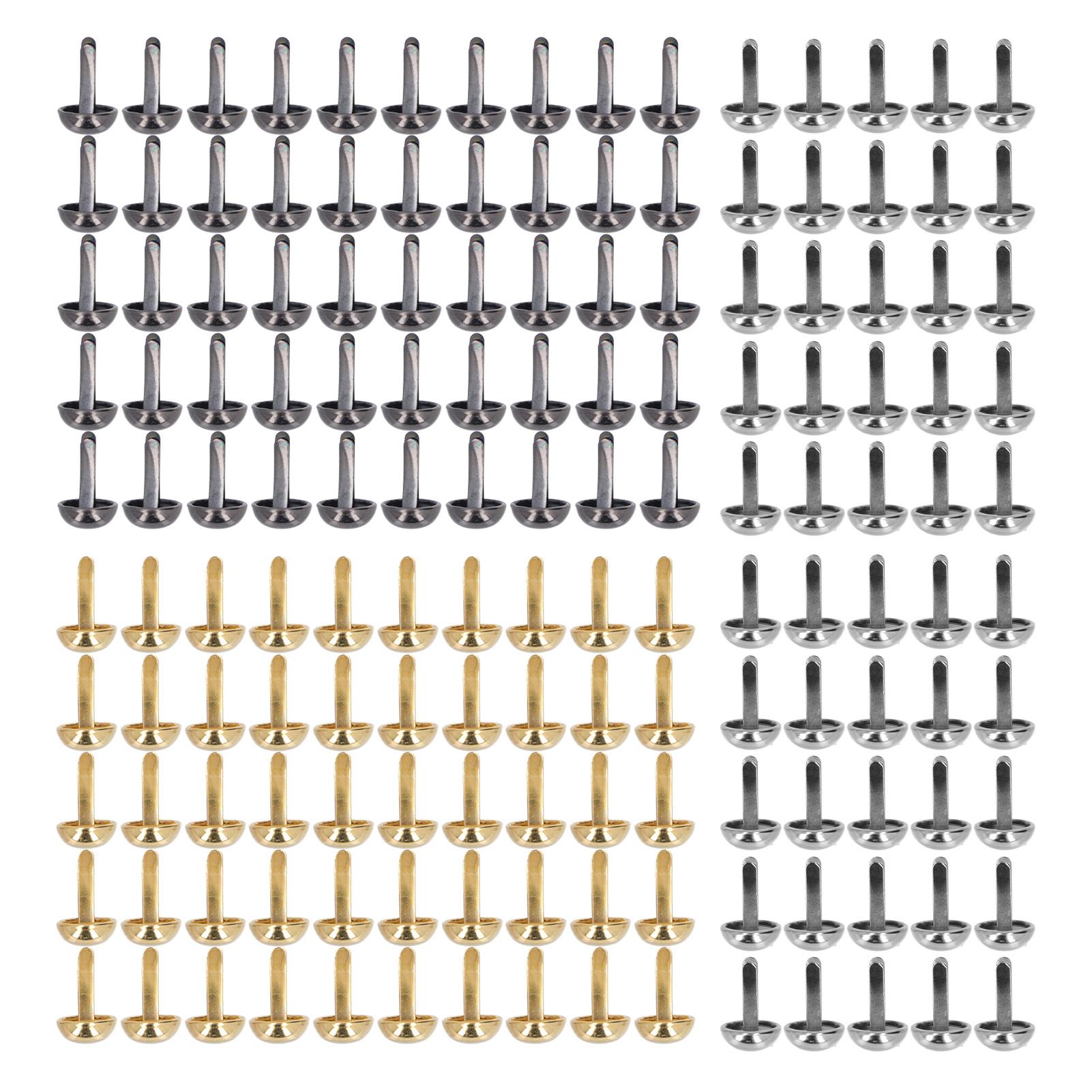 

150 шт. гвоздей с круглой шляпкой 12 мм прочный металлический гальванизированный цветной широко используемый гвоздь с куполообразной шляпкой