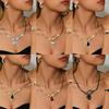 Light Luxury Fashion Alloy Necklace, Earrings, Bracelets, Jewelry, Girls' Holiday Outfits, Dinner Parties, Gift Giving Accessori