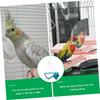 POPETPOP Rope Birds Accessories Cage Triangle Bird Perch Climb The Stairs Toy Parrot Bird Cage Hammock Bird Perch Small Parrot Product Striped Bass