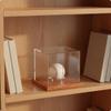 Polished Edges Acrylic Display Box with Wooden Base Dustwithout Royalties