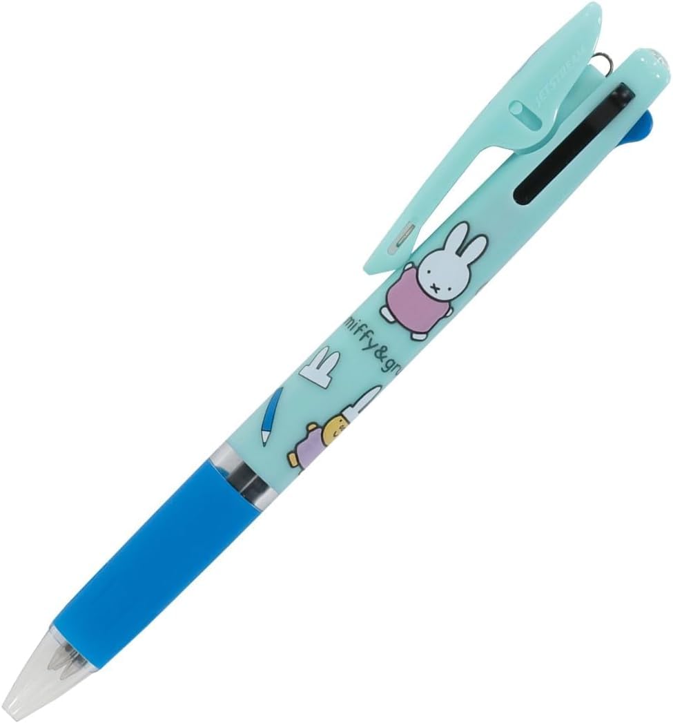 

Miffy Ballpoint 3 Jetstream Made in miffy C Set Name Pen, Colors, 0.5mm, Japan, (Ballpoint Pen, Stickers)