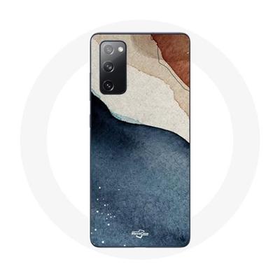 Coque - MANIACASE - Samsung Galaxy S20 FE - Souple - Texture Abstraite - Blanc
