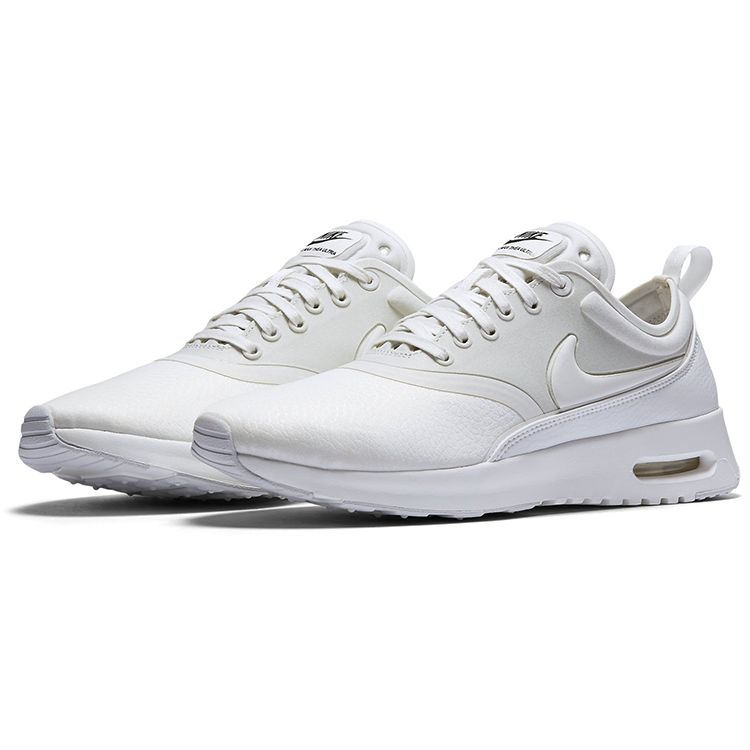 Nike Air Max Thea Ultra Premium Fabric Synthetic Leather Comfortable Versatile Low-Top Lifestyle Casual Shoes Women sneaker Pure-White 848279-100