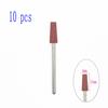 6pcs/10pcs Silicone Rubber Dental Polishing Polisher Grinders Nail Drill Bits for Electric Manicure 2.35mm Shank
