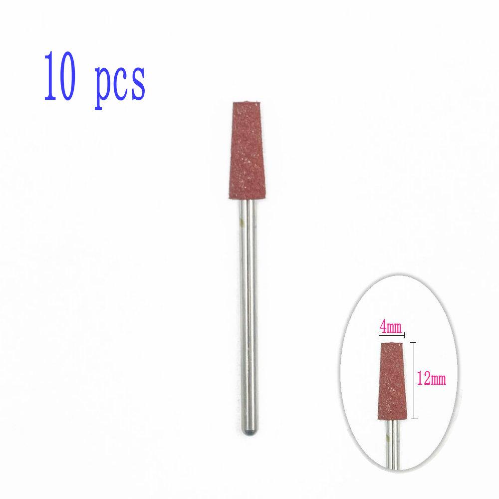 6pcs/10pcs Silicone Rubber Dental Polishing Polisher Grinders Nail Drill Bits for Electric Manicure 2.35mm Shank