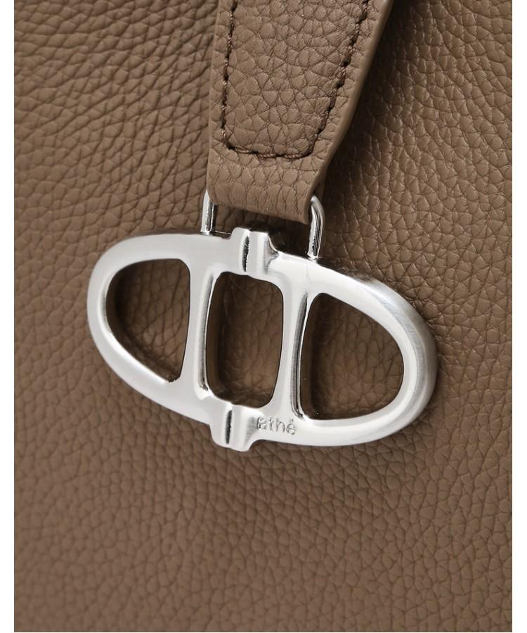 Athe Vanessabruno [Maron] Mocha Mousse Shrunken Leather Crossbody Bag S Aaba6F410I3