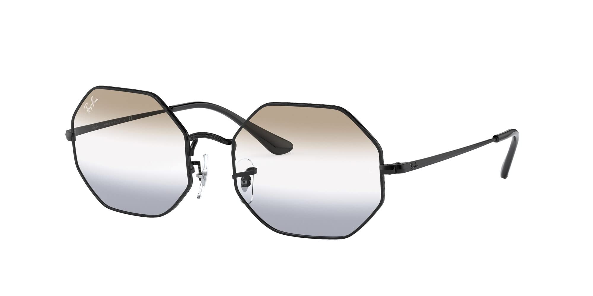 

Sunglasses 0RB1972 OCTAGON GRADIENT BROWN LENS 54 [Ray-Ban] BLACK/CLEAR