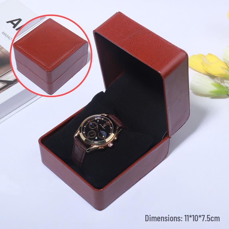 Luxury PU Leather Watch Box for Mechanical Watch Display and Storage