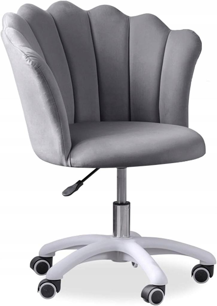 Office Chair/armchair for Office, Studio, Cosmetic FLOWERS Gray