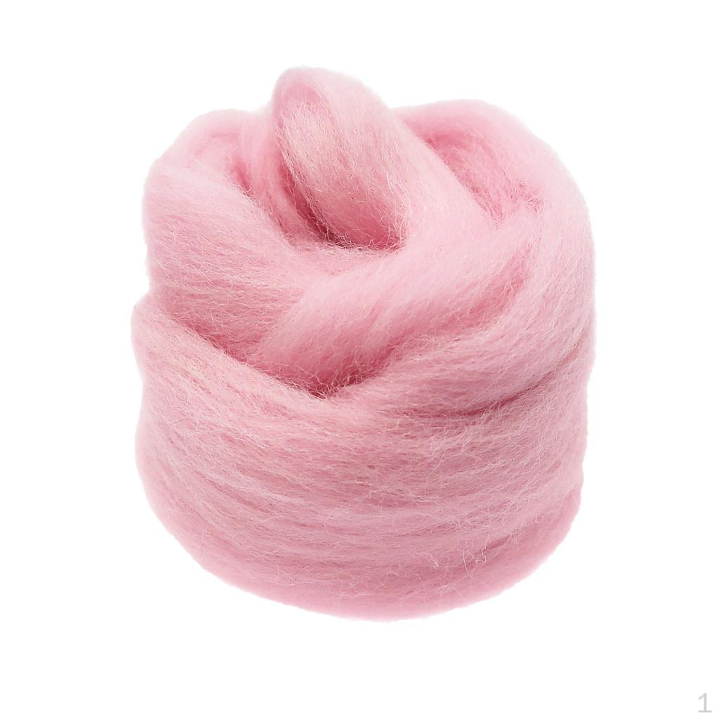 Felting Wool Materials Soft and Fre Yarn Roving for Art Work