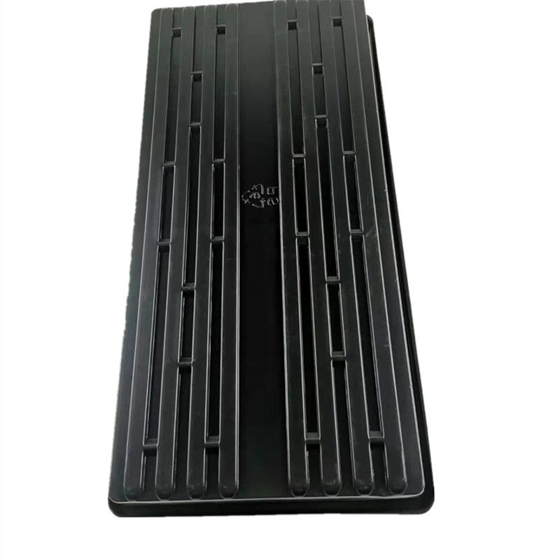 5/10 PCS Rectangular Seedling Trough without Drain Holes 54 X 28cm Plastic Seedling Tray for Graden Greenhouse Plants JA55