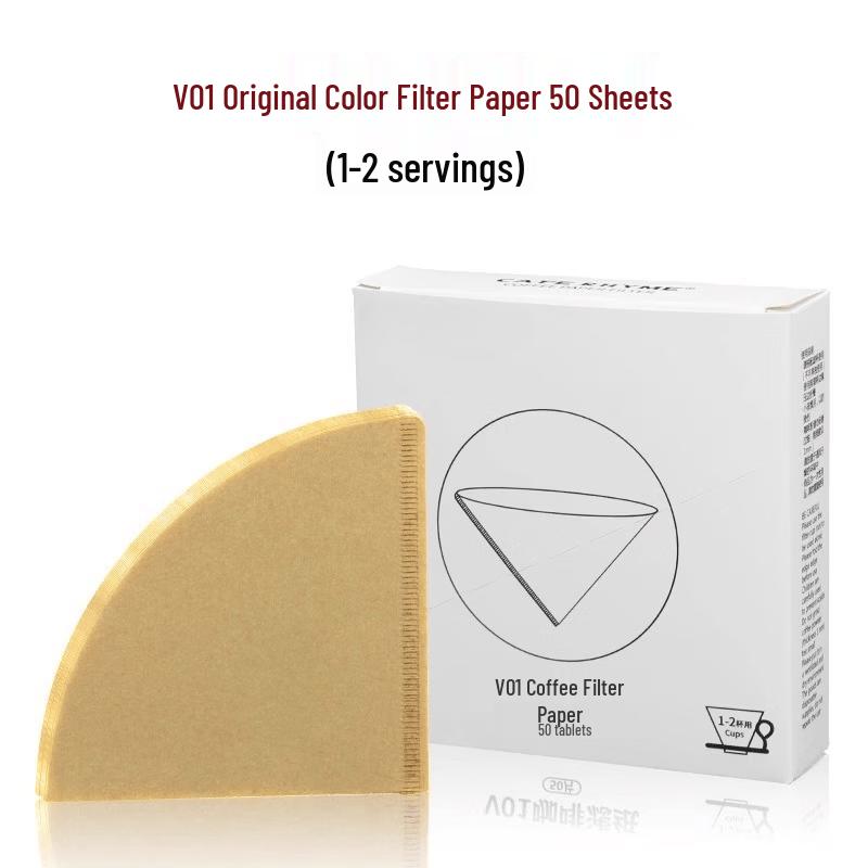 Jiaqi Unbleached V-Shaped Coffee Filter Paper