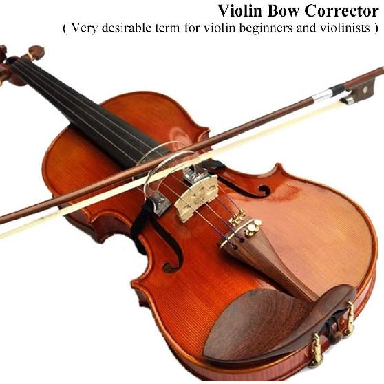 Tbest Violin Bow Collimator,Violin Bow Straighten Collimator Tool Violin Corrector Guide Tool Collimator for 1/8-1/4 1/2-4/4 Violin Practice Training