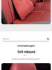 Compatible with Hongqi HS5/H5/HS7/H7/H9 headrest and neck pillows, automotive memory foam lumbar support for car interiors.