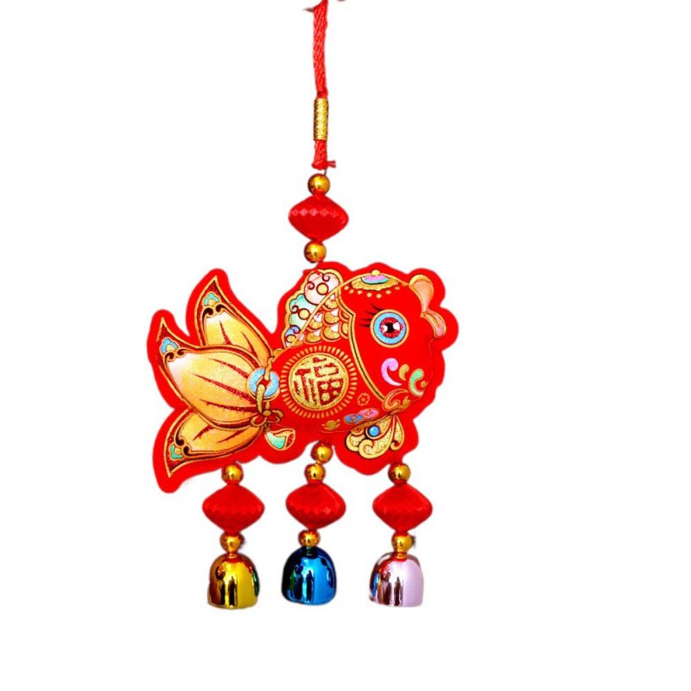 Hanging New Year Fish Pendant Chinese New Year Spring Festival Ornament  Living Room