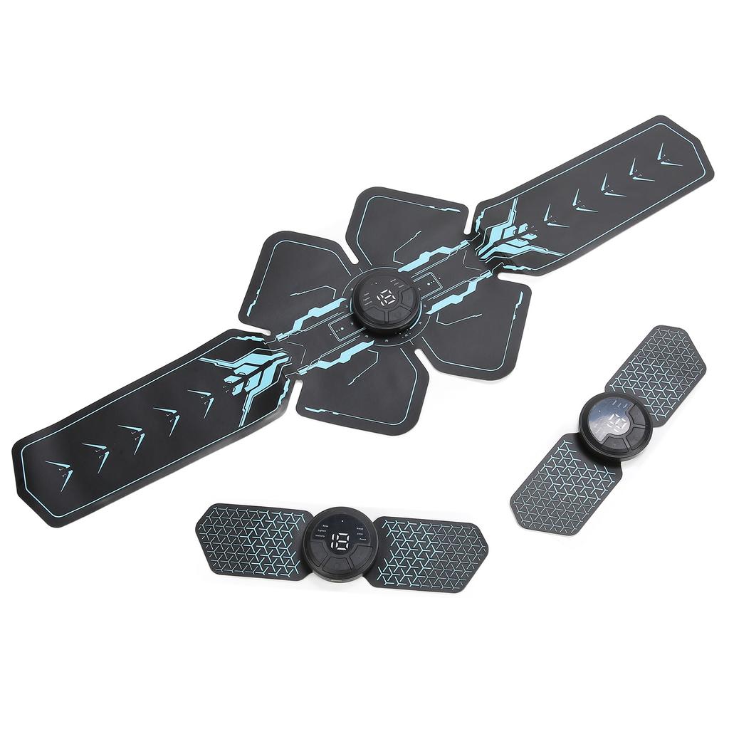EMS Wireless Muscle Stimulator Unisex Abdominal Toner for Abdomen Back Thighs Calves Arm Forearms