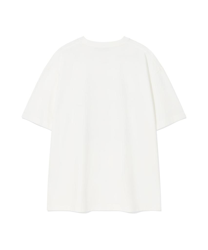 WACKY WILLY Point Graphic Short Sleeve T-Shirt White
