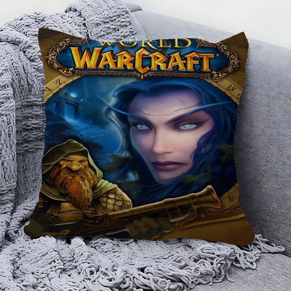 Game World Of Warcraft Cushion Cover Polyester Sofa Cushions Decorative Throw Pillows Home Decoration Pillowcover
