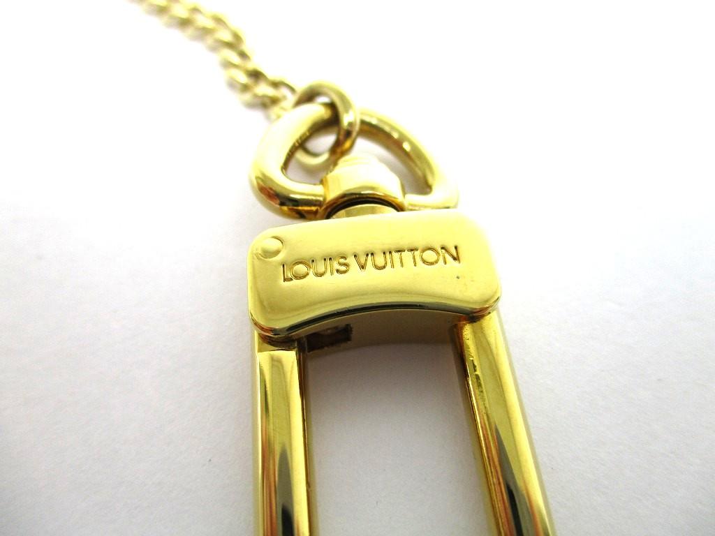 Authentic LOUIS VUITTON Gold Plated Wallet Chain Chaine Anneau Cle #b020  Seller Refurbished