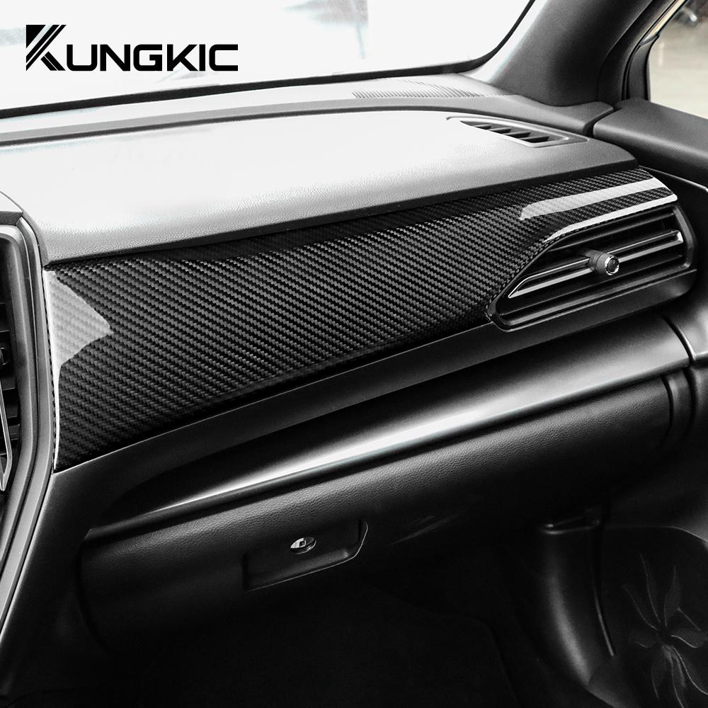 Real Hard Carbon Fiber Sticker For Subaru Crosstrek Impreza 2025 WRX/WRX STI 2025 2025 Co-Pilot Dashboard Panel Interior Trim
