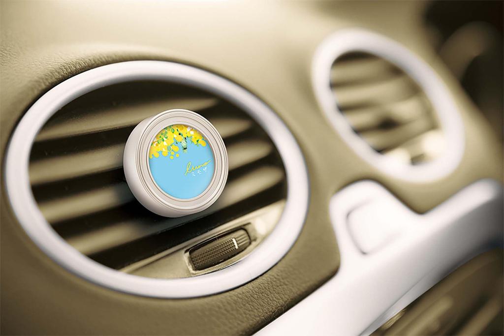 Carmate H1812 LUNO for Cars, Mimosa, Soft Cuddling Mimosa Scent, Air Conditioner