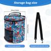 Hand Woven Yarn Storage Bag Large Capacity Multi Purpose Hand-held Bucket Storage Bag with Removable Shoulder Straps for Crochet