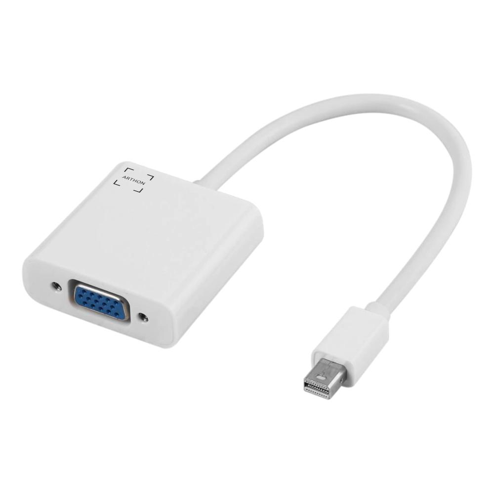 Adapter mini dp displayport na vga macbook / imac konwerter przejściówka