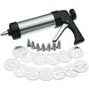 22 Piece Set Multifunctional Stainless Steel Decorating Gun, Hand Pressing Biscuit Machine, Diy Baki