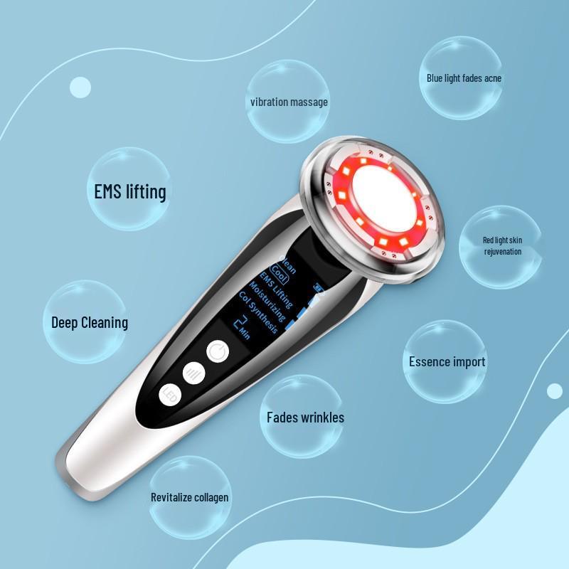 EMS Microcurrent Face Lifting & Firming Photon Rejuvenation Hot & Cold Beauty Device