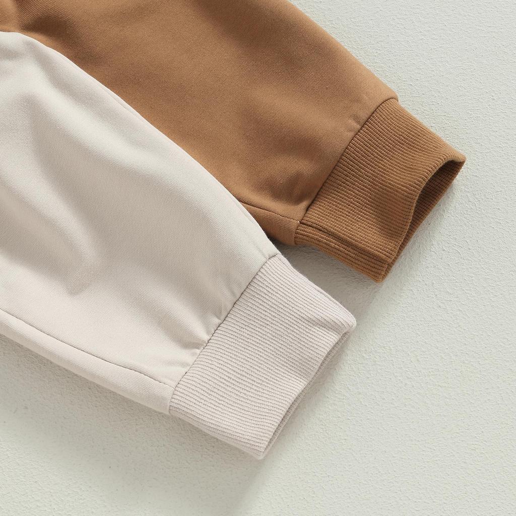 Baby Boy Fall Outfits Classic Long Sleeve 6M 12M 18M 24M 3Y Letter Print Hoodie + Pants Set Toddler Clothes