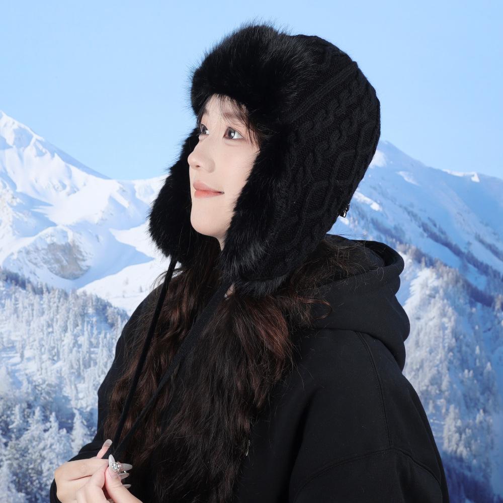 

Новая осенне-зимняя шапка-ушанка для женщин, для активного отдыха, катания на лыжах, ветрозащитная, для велоспорта, теплая, с защитой ушей, шапка-пилот, универсальная One size