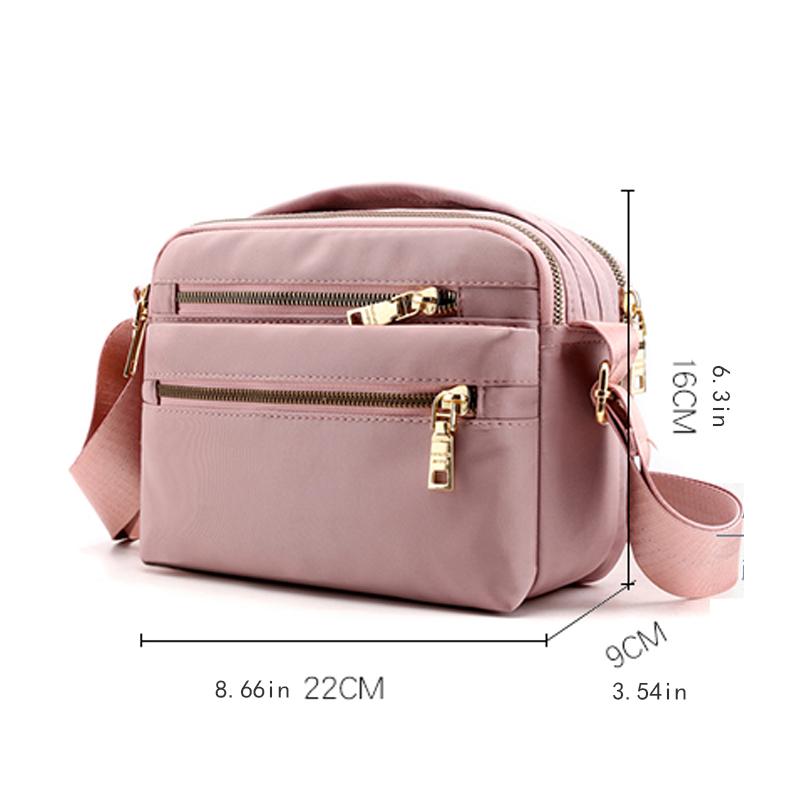 1 piece of women's crossbody bag, zipper style commuting shoulder bag, solid color handbag - the best choice for sending to mom