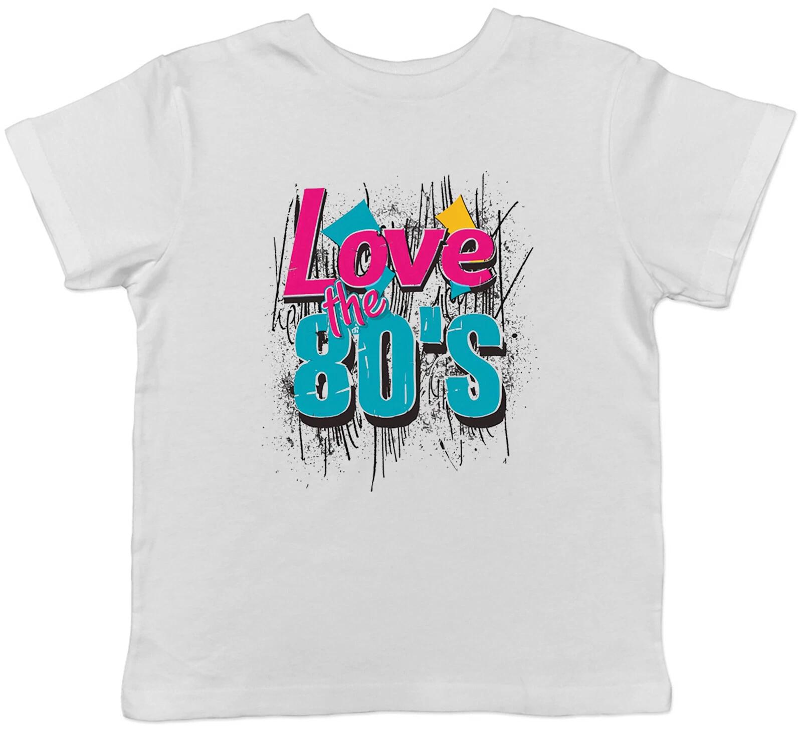 Love the 80 s Kids T-Shirt Music Movies Gaming Greatest Decade Children Boy Girl 100