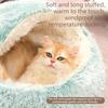 Half-sealed Shell Pet Litter Plush To Keep Warm In All Seasons