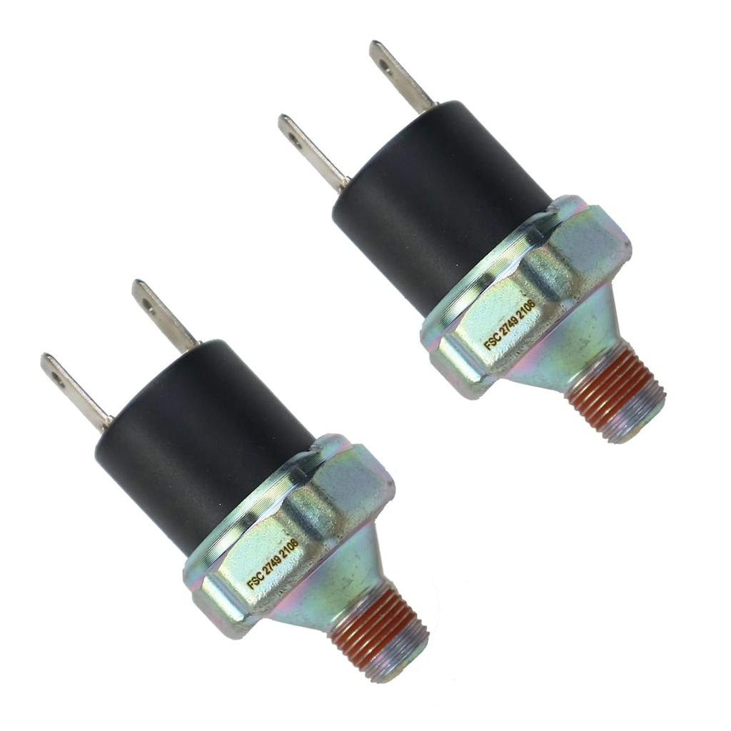 FSC17491907 Normally Open Low Air Pressure Indicator Switch 65-75 PSI Fits Freightliner Century Columbia Various Cross 577.46606 1749-1907