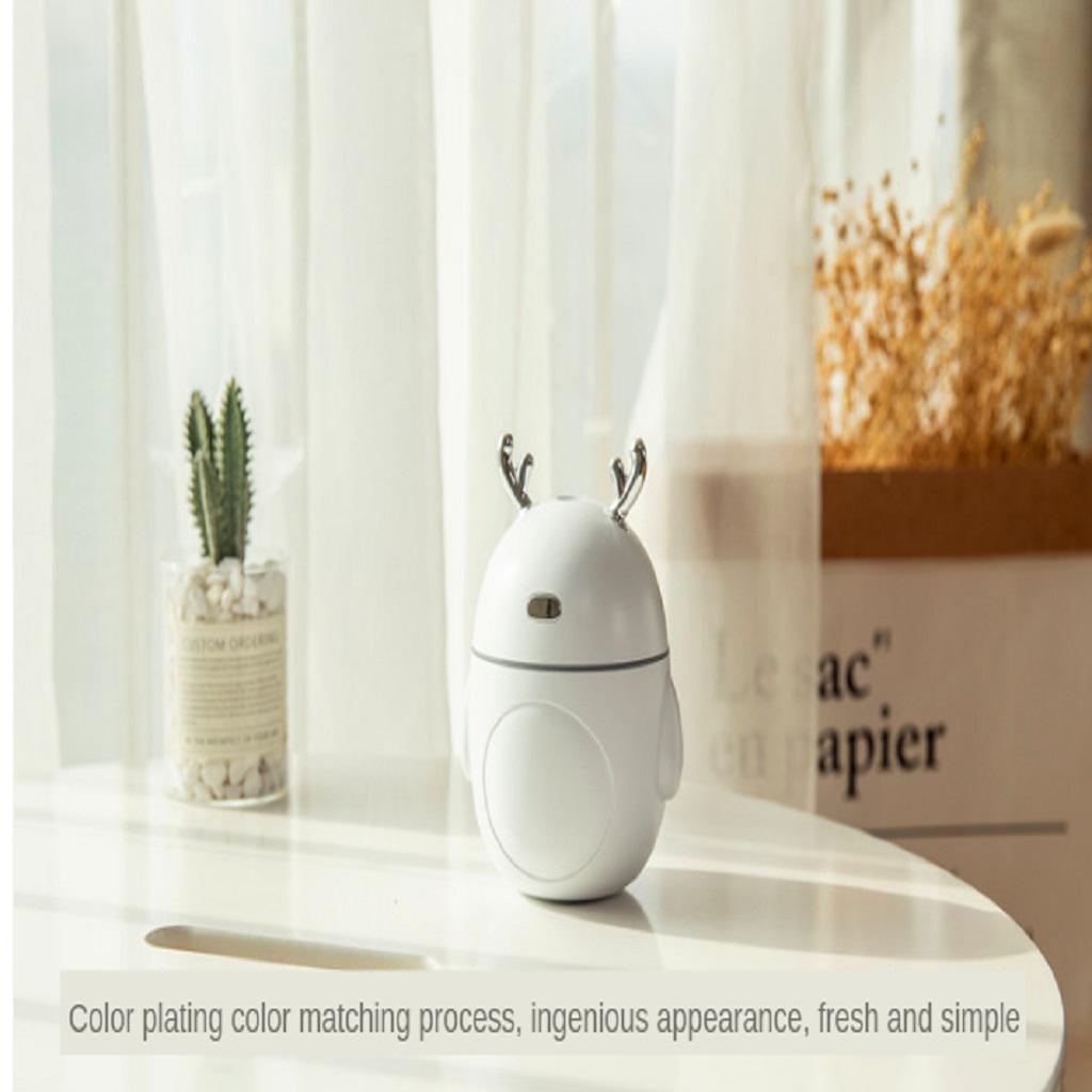 Buy Humidifier Mini With Small Fan Night Light Three In One USB Large ...